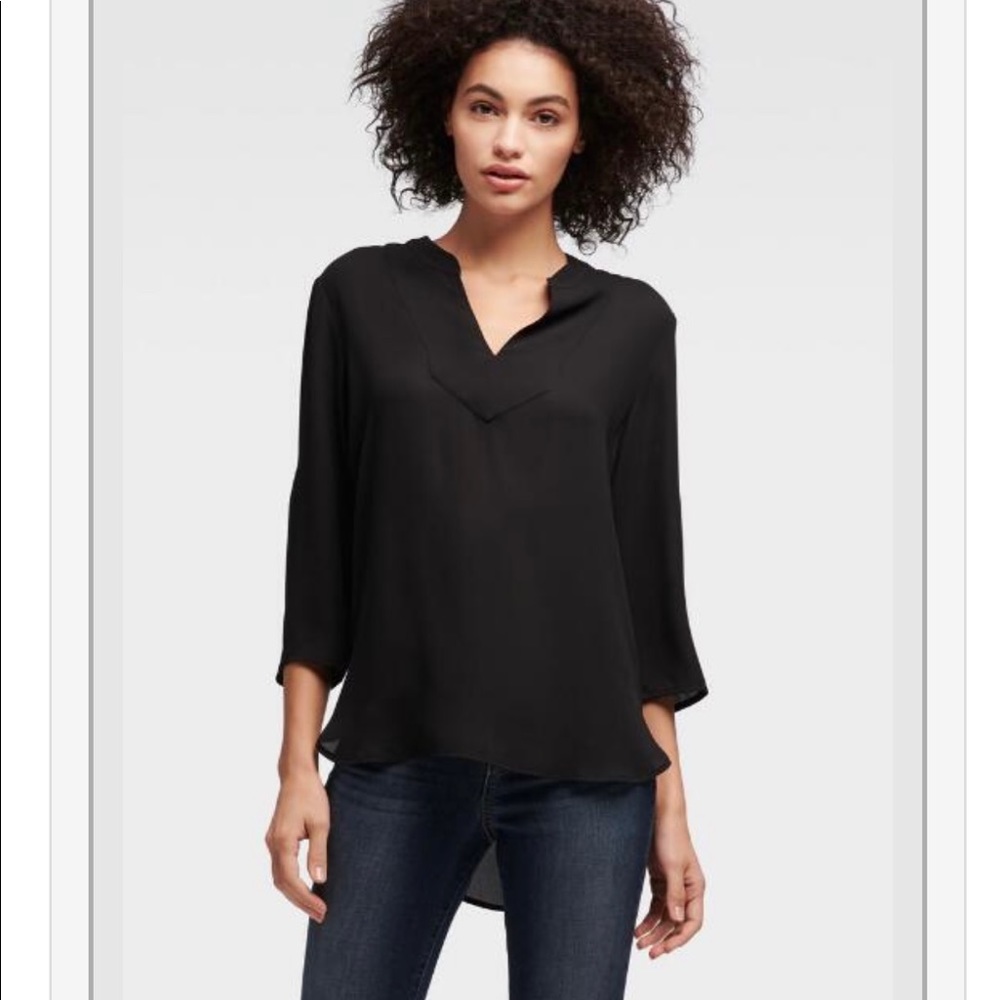 DKNY Navy Blouse - BRAND NEW WITH TAGS